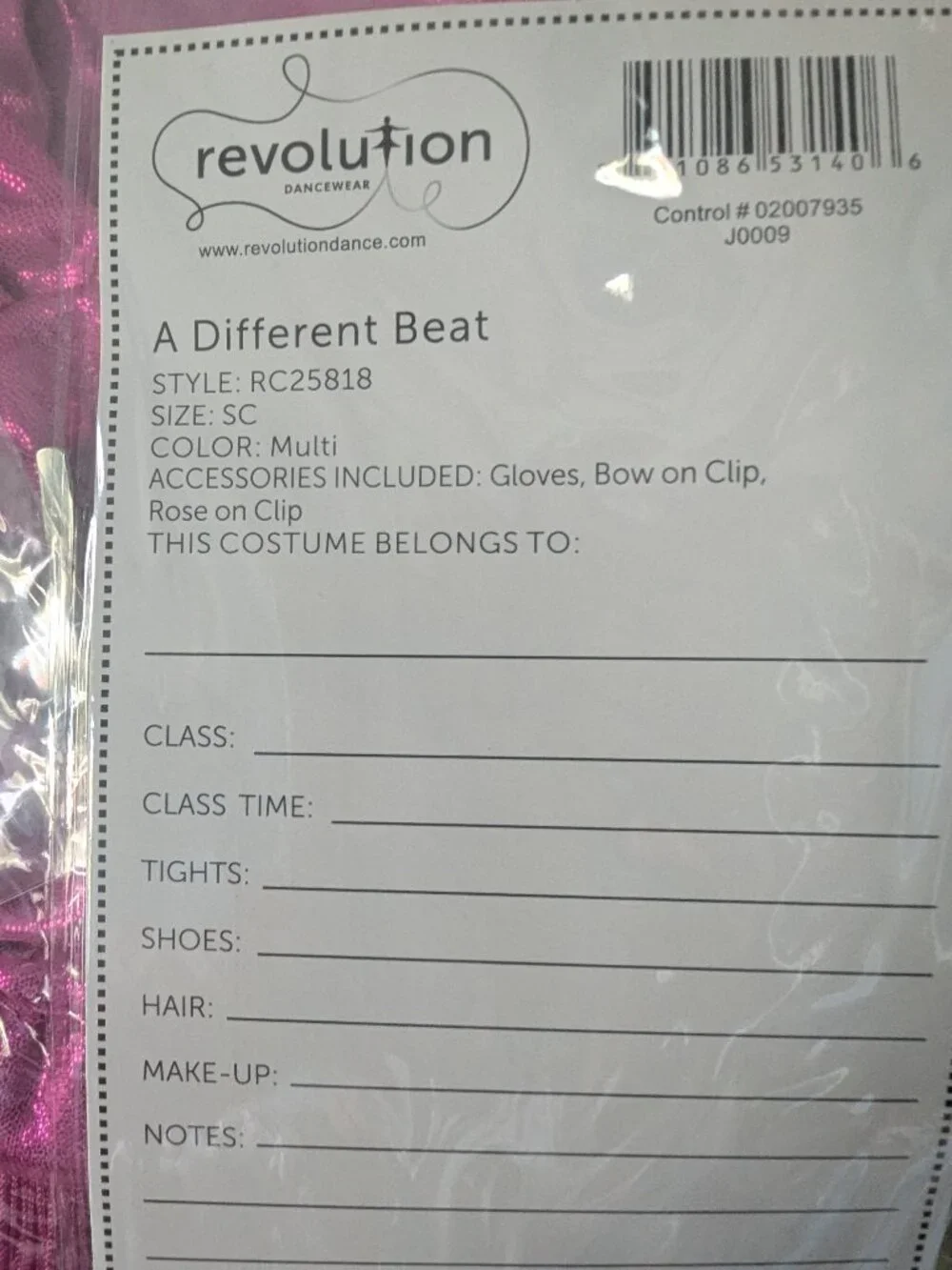 3 Revolution Dance costume A Different Beat